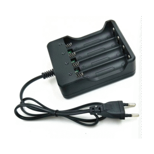 Chargeur 4 Cellules Li‑ion 18650 – Chargeur Léger et Intelligent