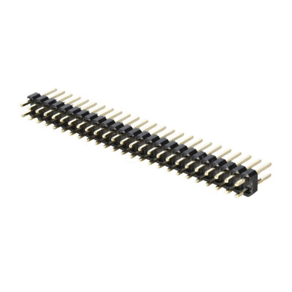 Barrette Sécable 2×40 Pin Mâle Coudée 2.54mm