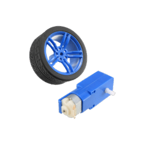 Kit Moteur et Roue Bleue