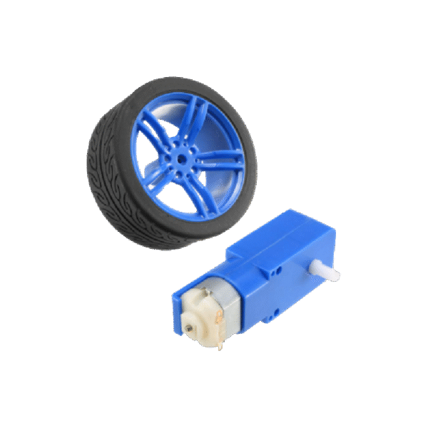 Kit Moteur et Roue Bleue