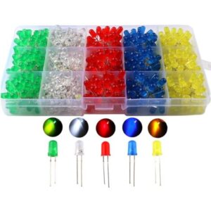 Kit 500 Diodes LED 5mm (500pcs)
