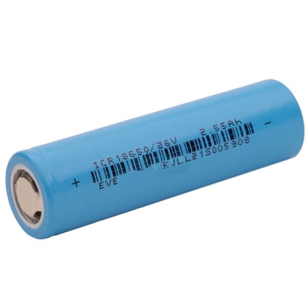 Pile Lithium-ion 18650 2550mAh