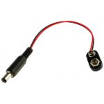 Câble Batterie 9V avec sortie Jack Alimentation