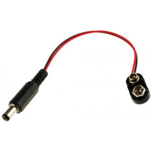 Câble Batterie 9V avec sortie Jack Alimentation