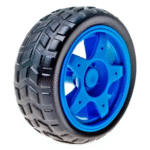 Roue Bleu 65mm – Roue Robotique pour Moteur à Engrenages