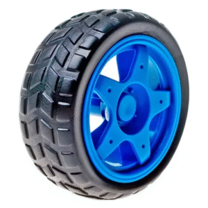 Roue Bleu 65mm – Roue Robotique pour Moteur à Engrenages