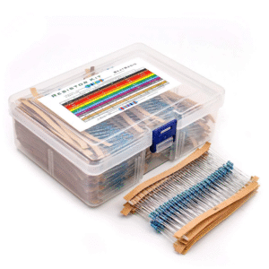 Kit Résistances 1/4W 1% – 50 Valeurs (820 pièces)