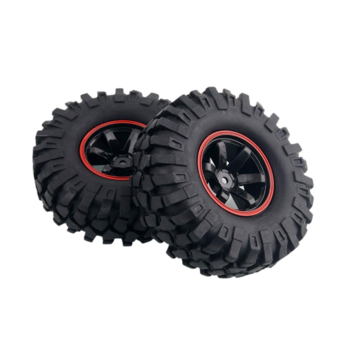 Pneus en Caoutchouc & Roues Plastique 96mm