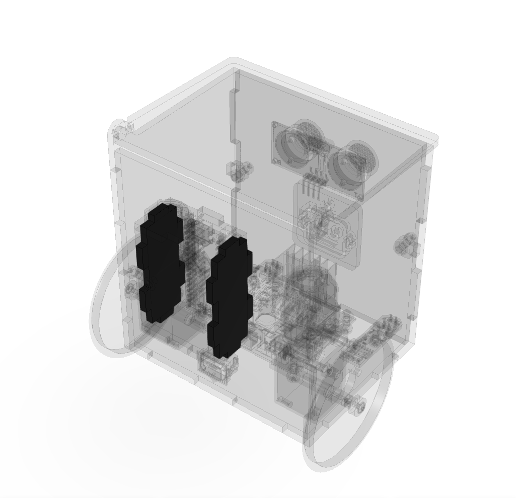 Deux côtés du boîtier Arduino